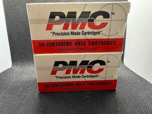 lot 22 image: PMC Ammunition 30 Cal. Carbine FMJ. Two Boxes. Fifty per Box.