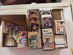 lot 86 image: Assorted Sports Cards including Football, Baseball, Basketball and Hockey