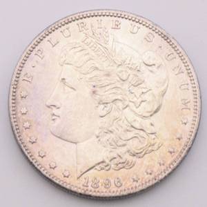 1896-O Morgan Silver Dollar