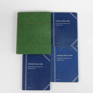 lot 32 image: Large Lot of Lincoln Cents - Penny Books 1941-