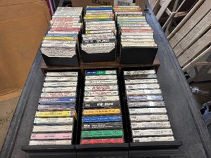lot 33 image: Lot of vintage Cassette Tapes 80 Elvis, Bing Crosby, and MANY MORE