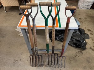 lot 37 image: Five Pitchforks