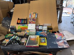 Artists Dream! - Water Soluble Ink Blocks, Drawing Chalk, Prism Colored Pencils (See photos for more details)
