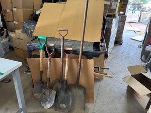 lot 51 image: Five Shovels