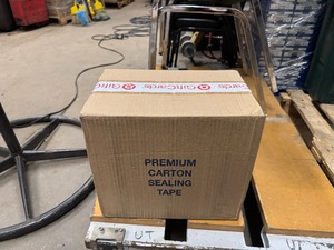 lot 73 image: Box of Premium Carton Sealing Tape - (Target Gift Card printed on tape)