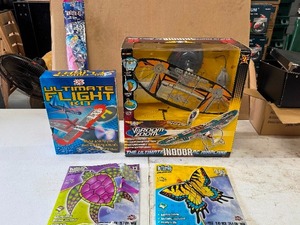 lot 81 image: Ultimate Indoor RC Airplane, Ultimate Flight Kit and Three Kites