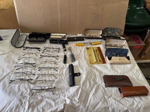 lot 90 image: Large Lot of Reader Glasses, Glasses and Glass Cases