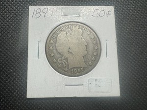 lot 11 image: 1897 Barber Half Dollar