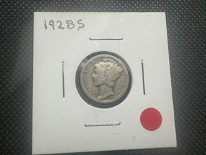 lot 23 image: 1928 S Mercury Dime
