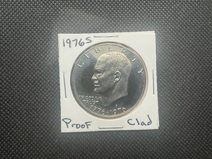 lot 30 image: 1976 S Proof Eisenhower Dollar, Clad