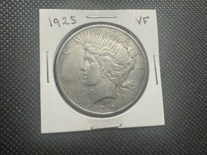 lot 46 image: 1925 VF Peace Dollar