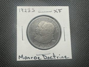 lot 57 image: 1923 S XF Monroe Doctrine Half Dollar