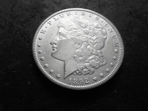 lot 7 image: 1892 O Morgan Silver Dollar