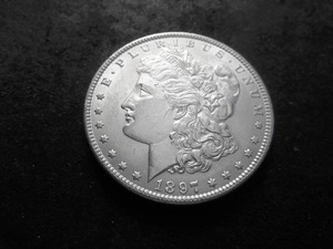 lot 19 image: 1897 Morgan Silver Dollar