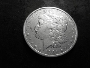 lot 31 image: 1901 Morgan Silver Dollar