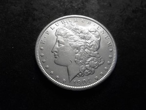 lot 40 image: 1904 Morgan Silver Dollar