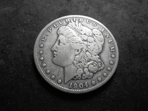 lot 42 image: 1904 S Morgan Silver Dollar