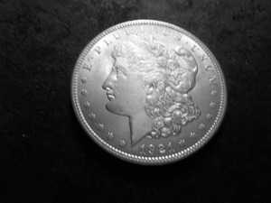lot 43 image: 1921 Morgan Silver Dollar