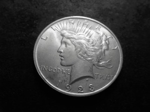 lot 47 image: 1923 Peace Silver Dollar