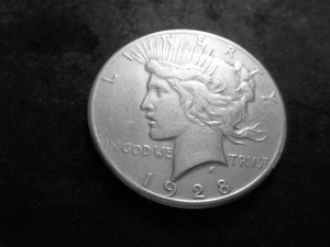 lot 49 image: 1928 Peace Silver Dollar