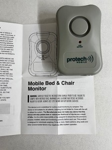 lot 71 image: Protech Mobile P-800200 Fall Alarm Monitor with Manual - Mobility Sensor for Fall Prevention, Unique Alarm Tone and Low Battery Indicator - Excellent Condition