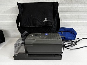 lot 80 image: Respironics REMstar Plus CPAP with C-Flex - Includes Hose and Carry Bag - Adjustable Ramp for Easy Therapy Adaptability, Comfortable Pressure Relief - Great Working Condition