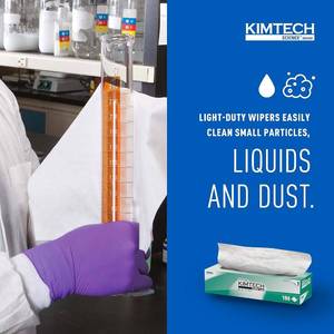 lot 10 image: Lot of 4 Boxes NEW Kimberly-Clark Professional 34256 140-Wipes per box Kimwipes KIMTECH Science Brand Delicate Task Wipers  Anti-Static for Sensitive Equipment, Low-Lint for Clean Precision
