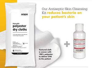 lot 13 image: 1 Case (38 each) NEW Masimo Antiseptic Skin Cleansing Kit with 2% CHG Chlorhexidine Gluconate  Pre-Saturated Applicators for Easy Use, Broad-Spectrum Antimicrobial Protection