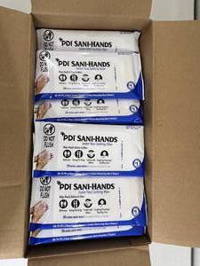 lot 97 image: 1 Case (48 packs each) PDI P71520 Sani-Hands Instant Hand Sanitizing Wipes - Designed for Convenient Hand Hygiene, Effective at Killing 99.99% of Germs