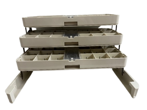 lot 16 image: Vintage Plano Fishing Tackle Box Insert  Multi-Compartment Storage for Gear Organization, Durable Construction &nbspGreat Condition
