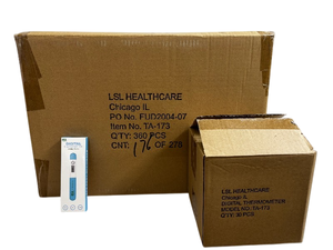 lot 20 image: 1 Case NEW (360 Thermometers Individually boxed) LSL Healthcare TA-173 Digital OralRectal Thermometers  Accurate, Fast-Reading Thermometers  Ideal for Clinical or Home Use  Bulk Pack Designed for Medical Professionals and Care Facilities