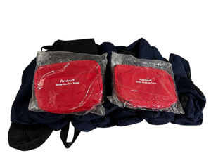 lot 31 image: Lot of 2 NEW Ambu Res-Cue Pump Device Carry Bag Plus Large Lot Of Rollator Or Walker Bags With Velcro Loops To Attach To Mobile Transports