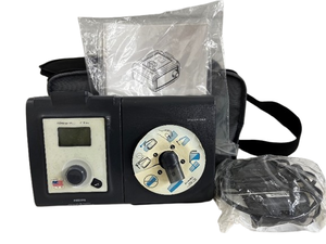 lot 34 image: MSRP $2500 Philips Respironics System One REMstar Auto With C-Flex CPAP Machine With Heated Humidifier, Reservoir, Data Card, Travel Bag, Manual and Power Cord - Excellent Working Condition No Mask 1st Pic Is Stock Photo 