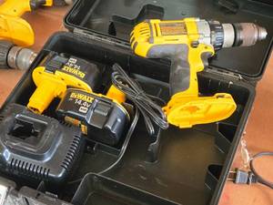 lot 767 image: DeWalt 14.4V 12 XRP Cordless DrillDriver DC983 with (2) 14.4V XRP Battery Packs, Charger, Case