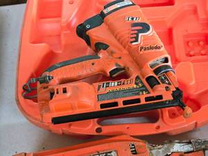 lot 796 image: Paslode Cordless 16-GA Nailer with Case