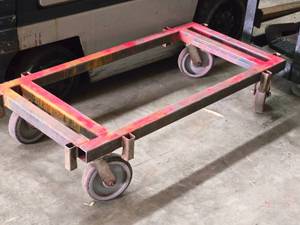 lot 840 image: Utility Dolly  Cart Base 50 x 24 x 12