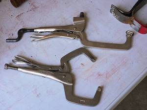 lot 863 image: Lot of (2) Locking Pliers  Clamps