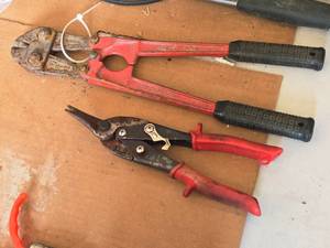 lot 870 image: 14 Bolt Cutter, Metal Snips