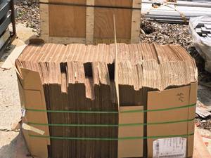 lot 657 image: Lot of (1 Pallet) Cardboard Sheets 20 x 12