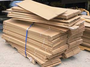 lot 666 image: Lot of (1 Pallet  75) Cardboard Box Flats 4 x 59 x 4