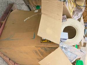 lot 671 image: Lot of (1 Pallet) Misc. Pitching Machine Parts and Accessories