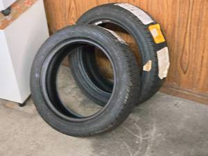lot 621 image: Lot of (2) Continental Conti Pro Contact 17555R15 77T Tires (new sticker)