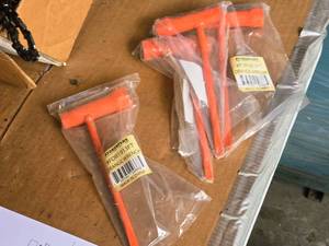 lot 990 image: Lot of (4) Forester #FOR1913FT Chainsaw WrenchesTools Bar (in original packaging)