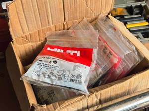 lot 952 image: Lot of (1 Box  10 Packages) Hilti HIT-SC 22x85 Filter Sleeves 10-count ( 10 Total Items ) #284511