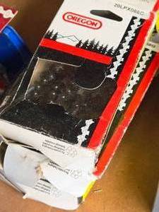 lot 984 image: Lot of (3) Oregon Gasoline Replacement Chain Saw Chains 20LPX066G (in original packaging)