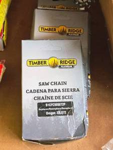 lot 987 image: Lot of (3) Timber Ridge Platinum Replacement Chain Saw Chains - (2) Oregon 33L666, (1) 33L672