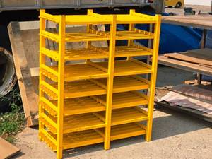 lot 727 image: Metal Storage Rack  Shelf 18 x 40 x 48