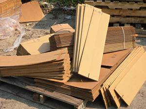 lot 737 image: Lot of (1 Pallet  105) Assorted Cardboard Cartons - (20) 4x4x24, (22) 16x5x5, (25) 5x5x8, (30) 4x4x36, (8) 24x18x6