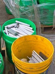 lot 742 image: Lot of (2 Pails) Aluminum Parts