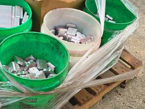 lot 744 image: Lot of (3 Pails) Aluminum Parts
